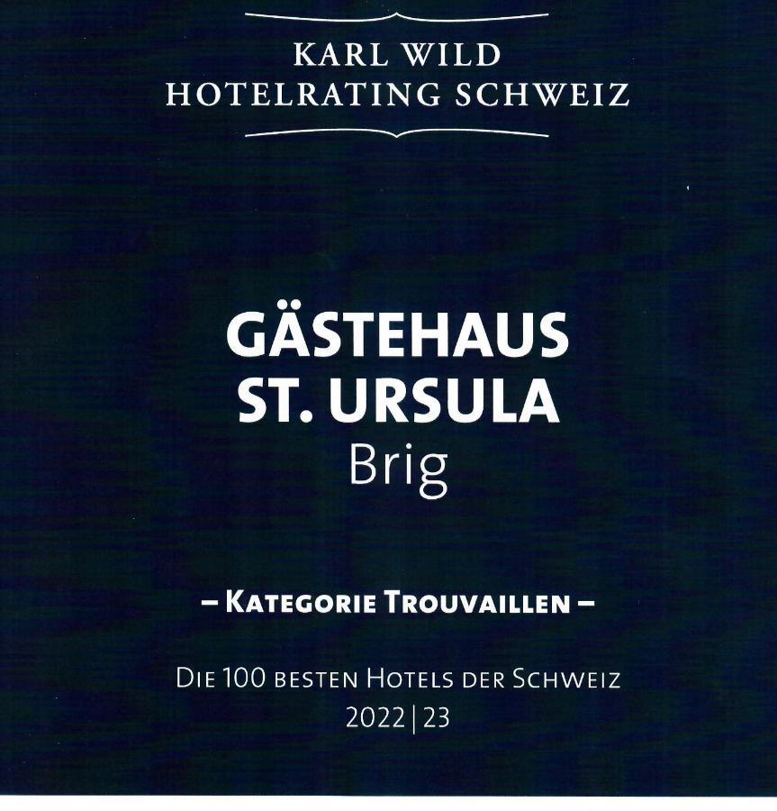 Gästehaus St. Ursula Brig-Glis Exterior foto